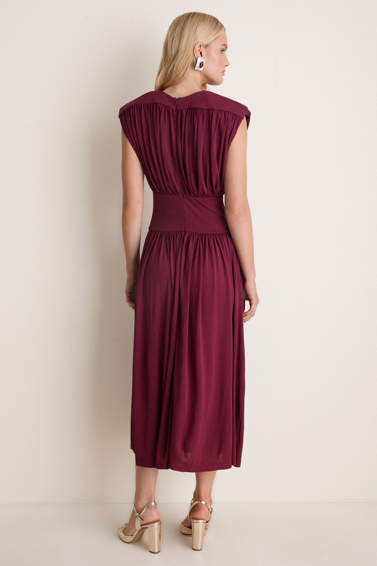 Burgundy Fran Dress