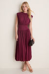 Burgundy Fran Dress