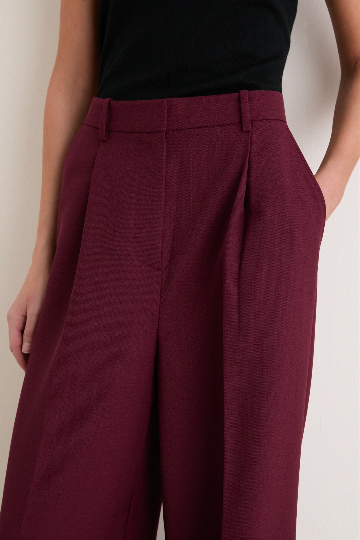 Burgundy Paola Trouser