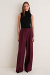 Burgundy Paola Trouser