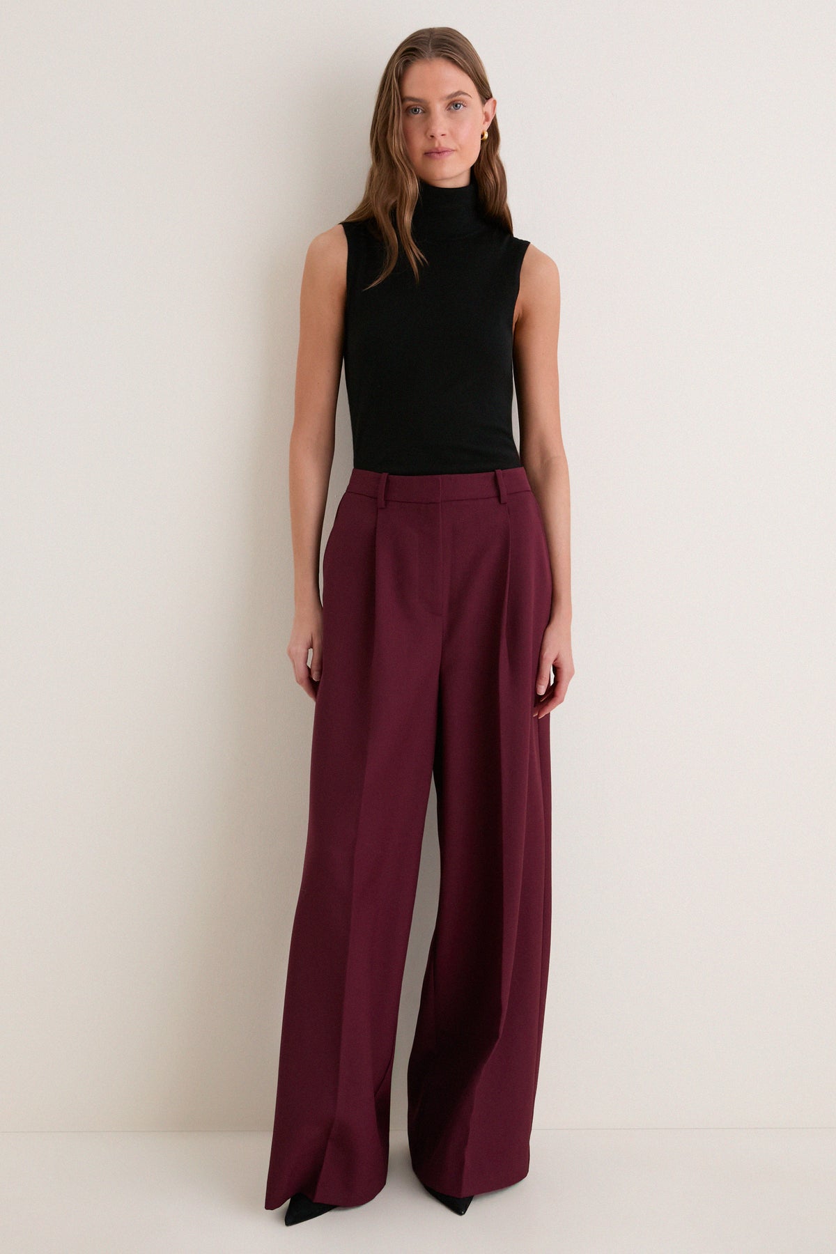 Burgundy Paola Trouser