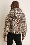 Almond Milk Future Nylon Printed Quilt Mini Puffer
