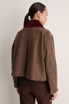 Multicolour Heavy Check Twill Short Barn Jacket