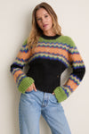 Multicolour Brushed Alpaca Fairisle Sweater