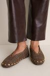Multicolour Jenny Ballerina Heavy Twill Flats