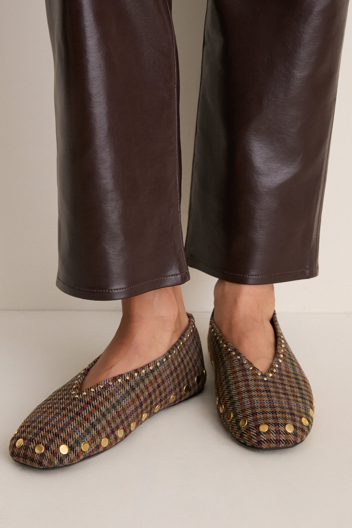 Multicolour Jenny Ballerina Heavy Twill Flats
