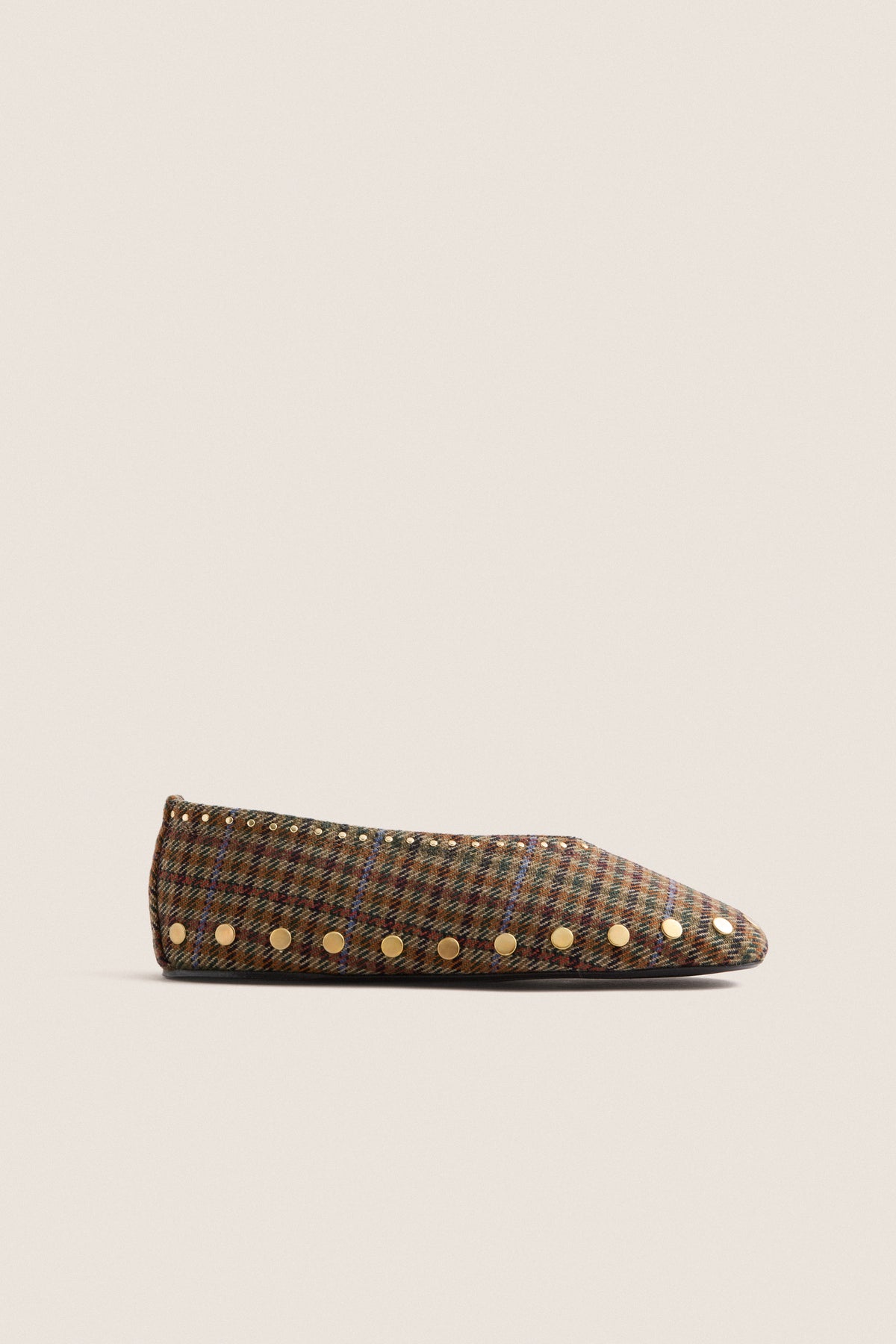 Multicolour Jenny Ballerina Heavy Twill Flats