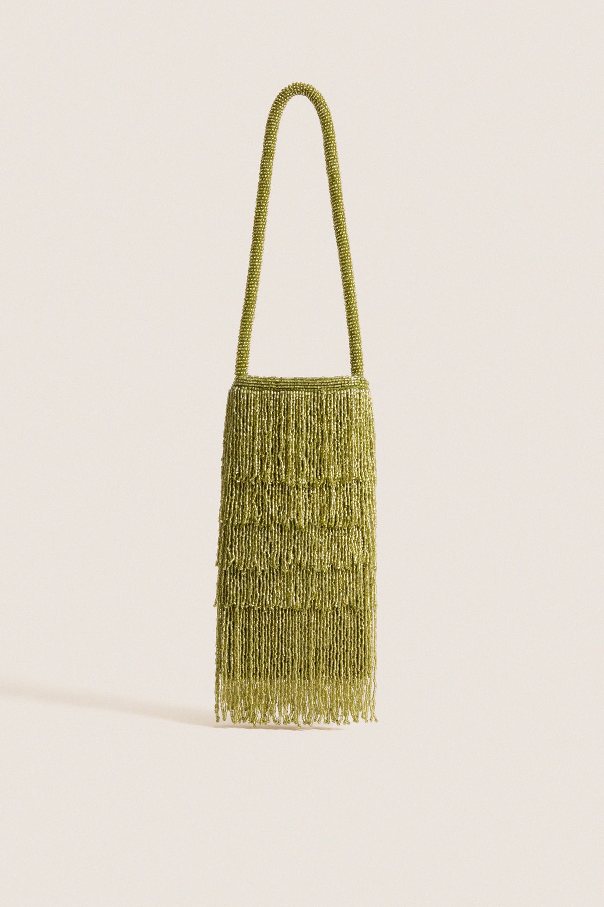 Peridot Beaded Josphine Mini Bag