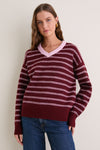 Burgundy Neev Sweater