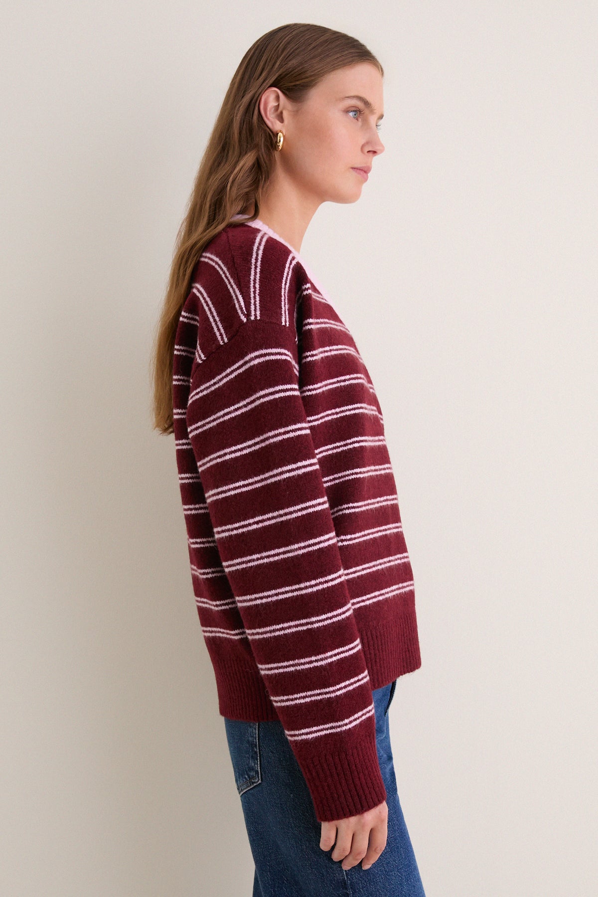 Burgundy Neev Sweater