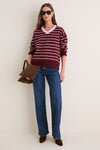 Burgundy Neev Sweater