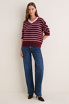 Burgundy Neev Sweater