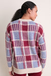 Red and Blue Campbell Plaid Sweater