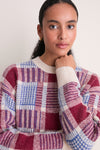 Red and Blue Campbell Plaid Sweater