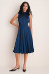 Navy Ember Midi Dress