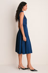 Navy Ember Midi Dress