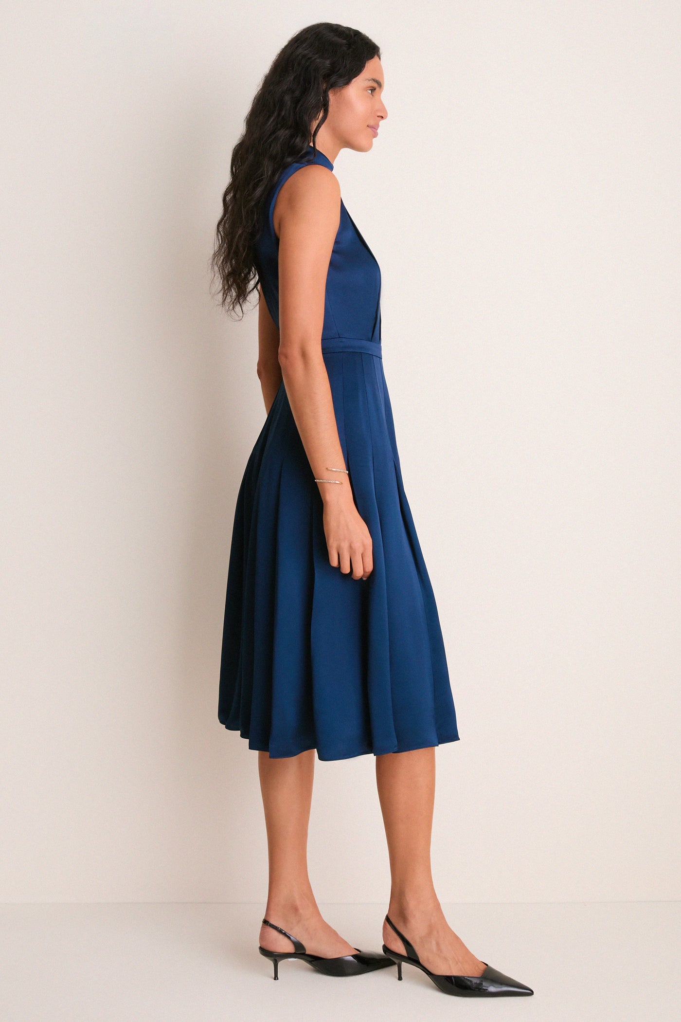 Navy Ember Midi Dress