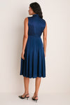 Navy Ember Midi Dress