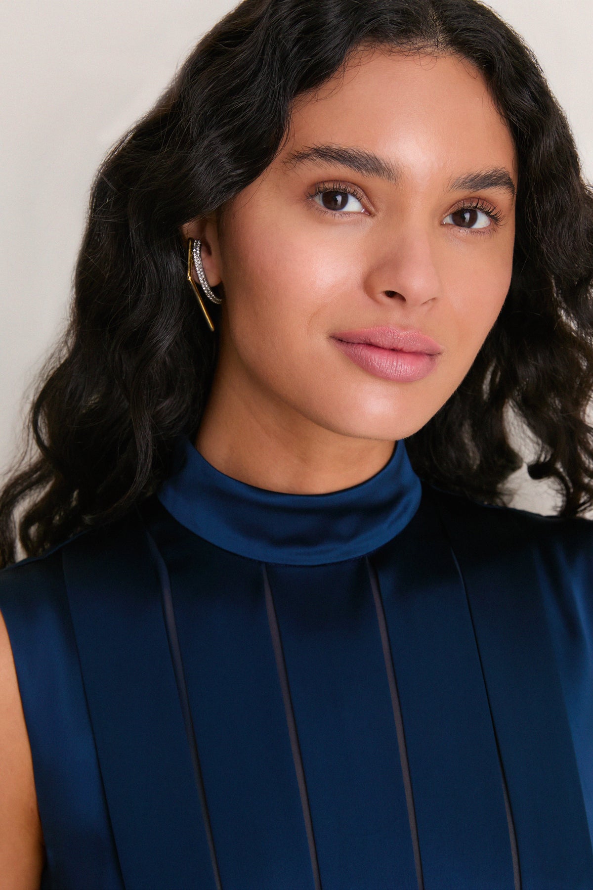 Navy Ember Midi Dress