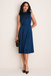 Navy Ember Midi Dress