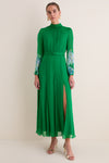 Chrysanthemum Border Jacqui-D Midi Dress