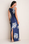 Brushstroke Dahlia Bora Long-B Dress
