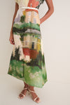 Serene Print Aubrey Midi Dress