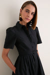 Ebony Snapdragon Print Bianca Midi Dress