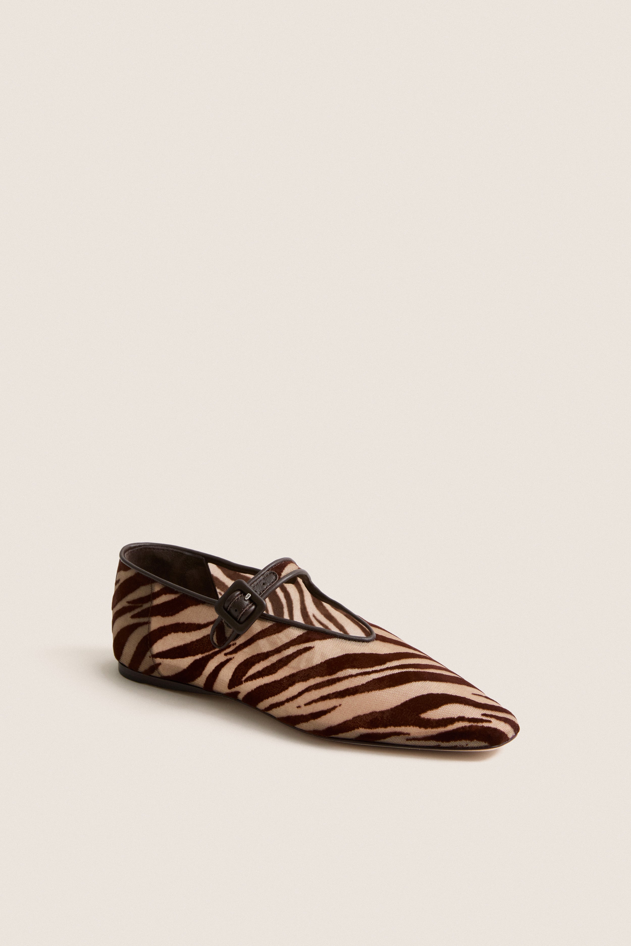 Zebra Mesh Junia Flats