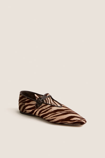 Zebra Mesh Junia Flats | Loeffler Randall