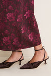 Chocolate Satin Rio Heels