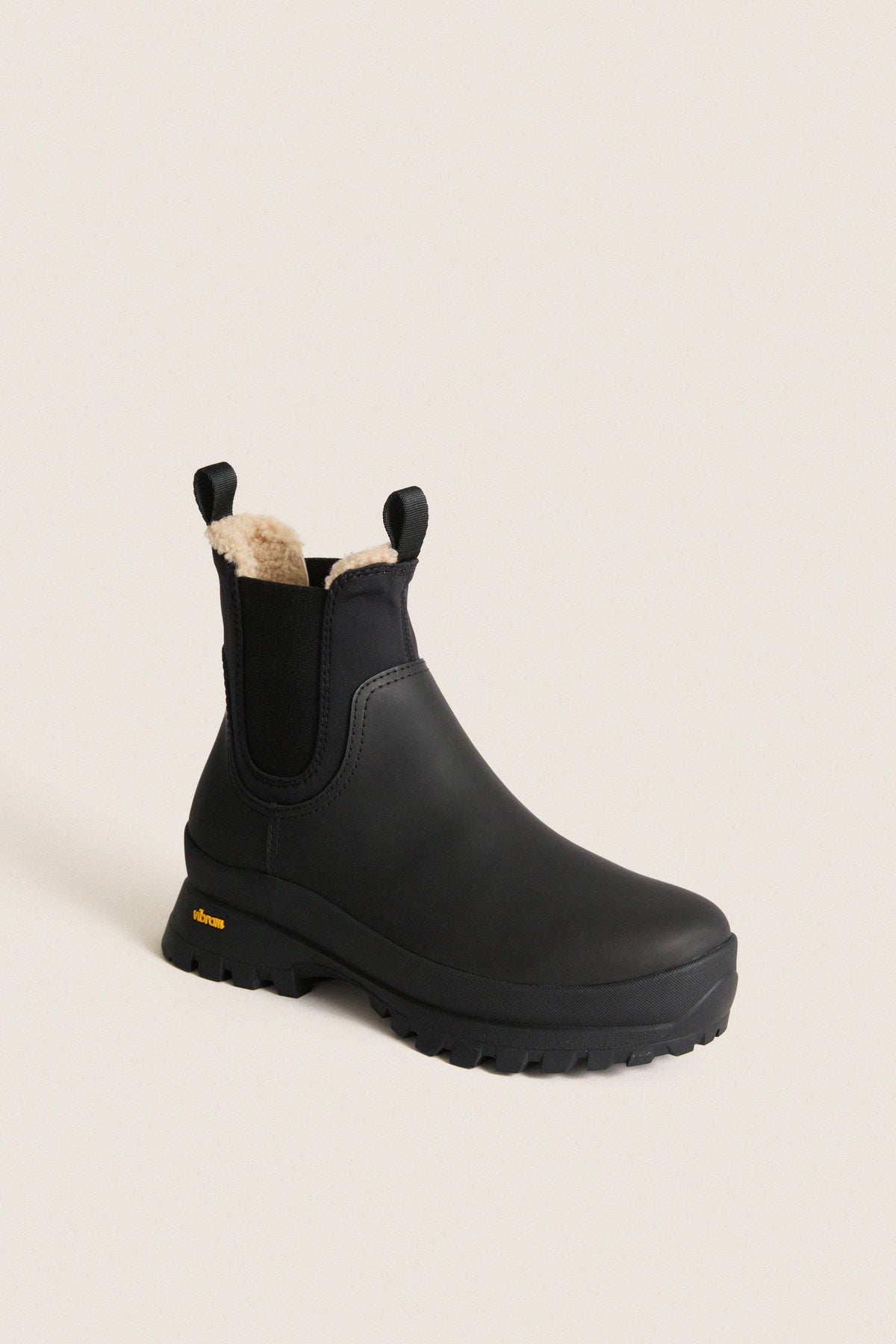 Black Shearling Tara Boots