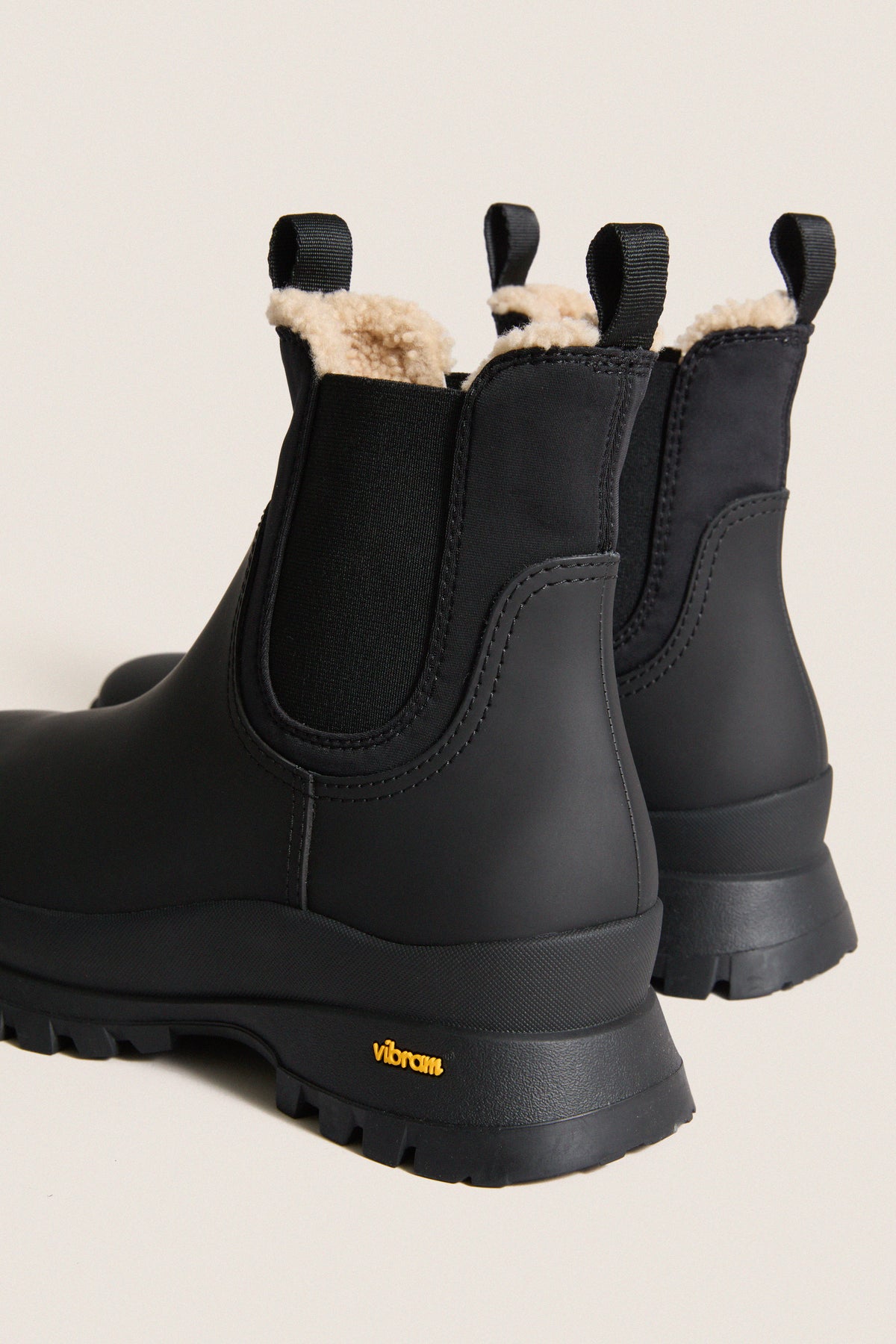 Black Shearling Tara Boots
