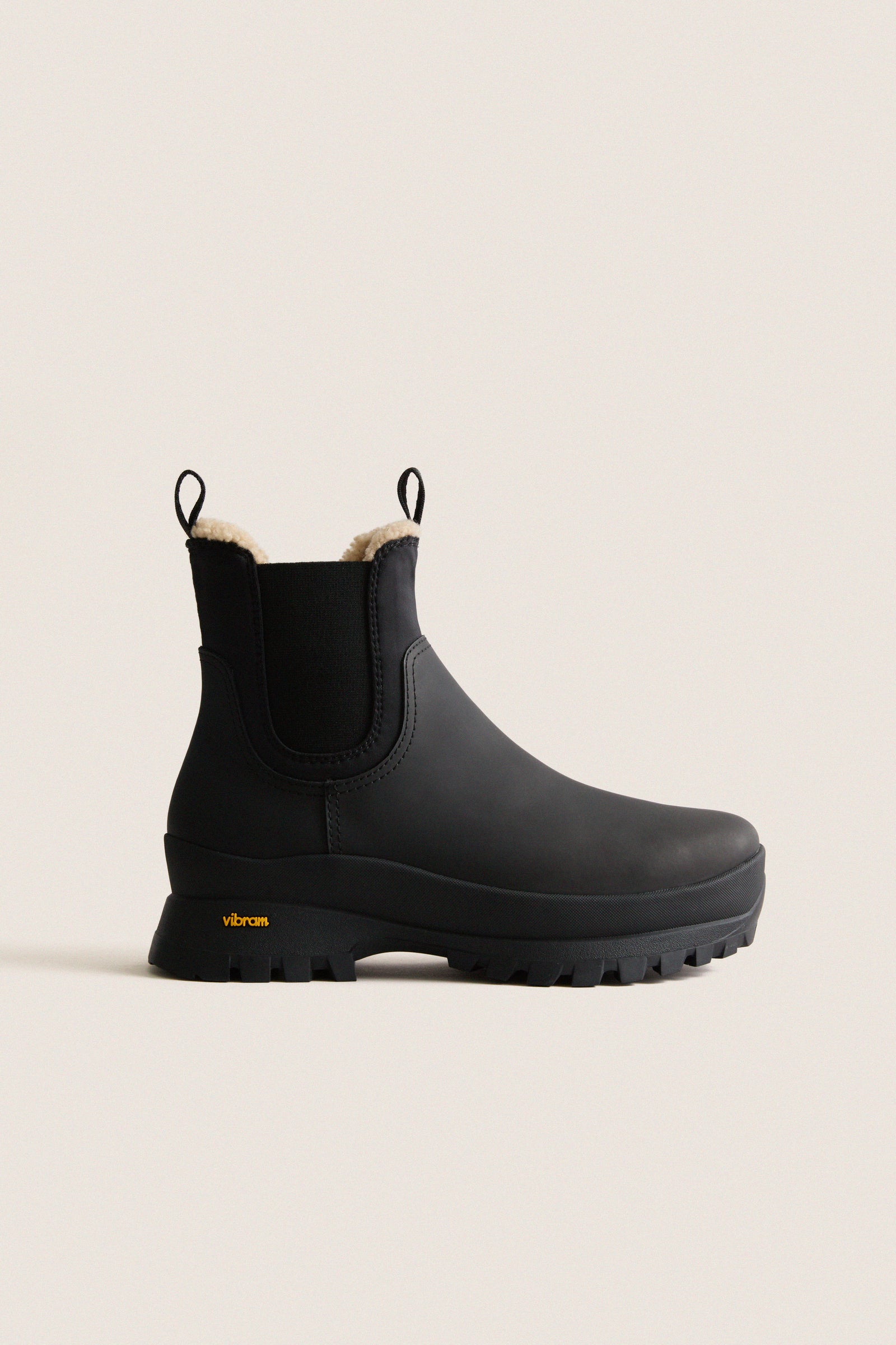 Black Shearling Tara Boots