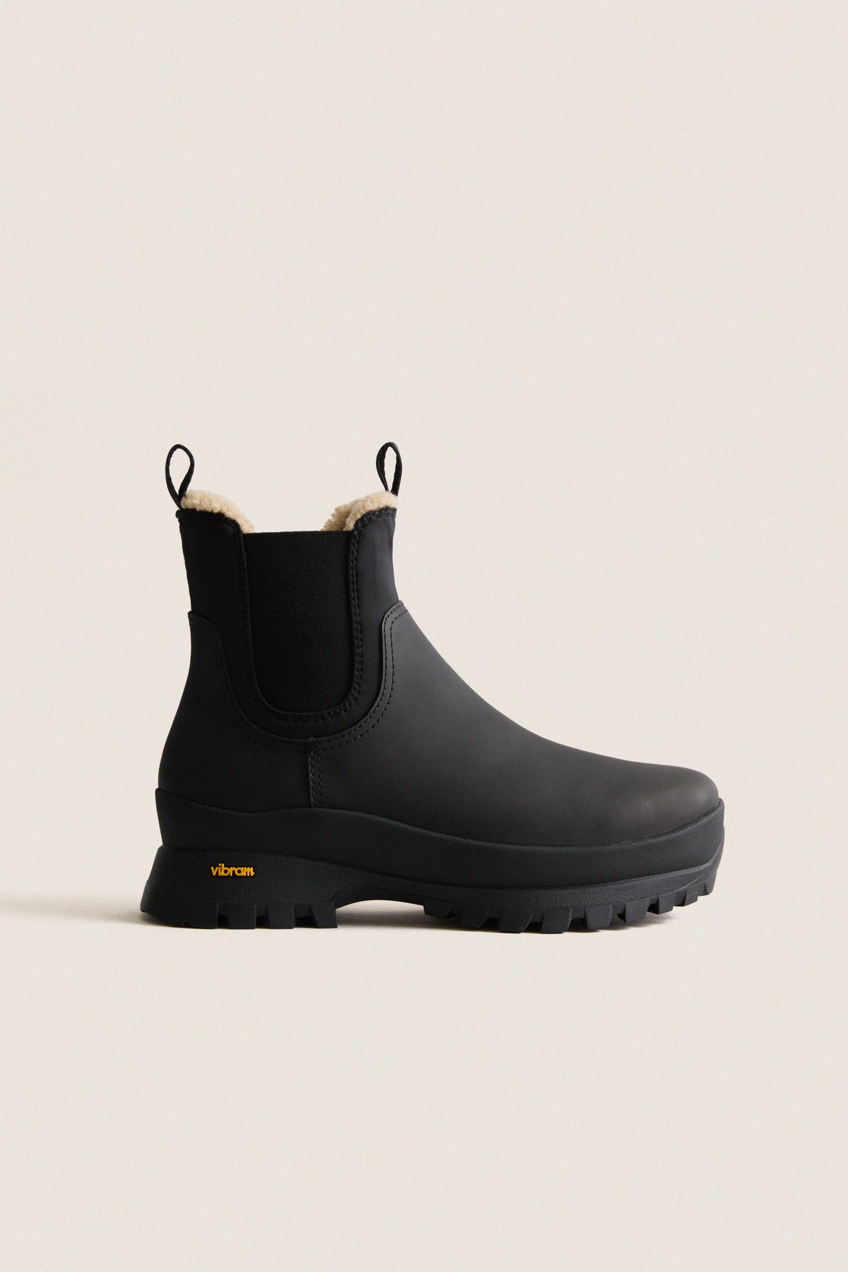 Black Shearling Tara Boots