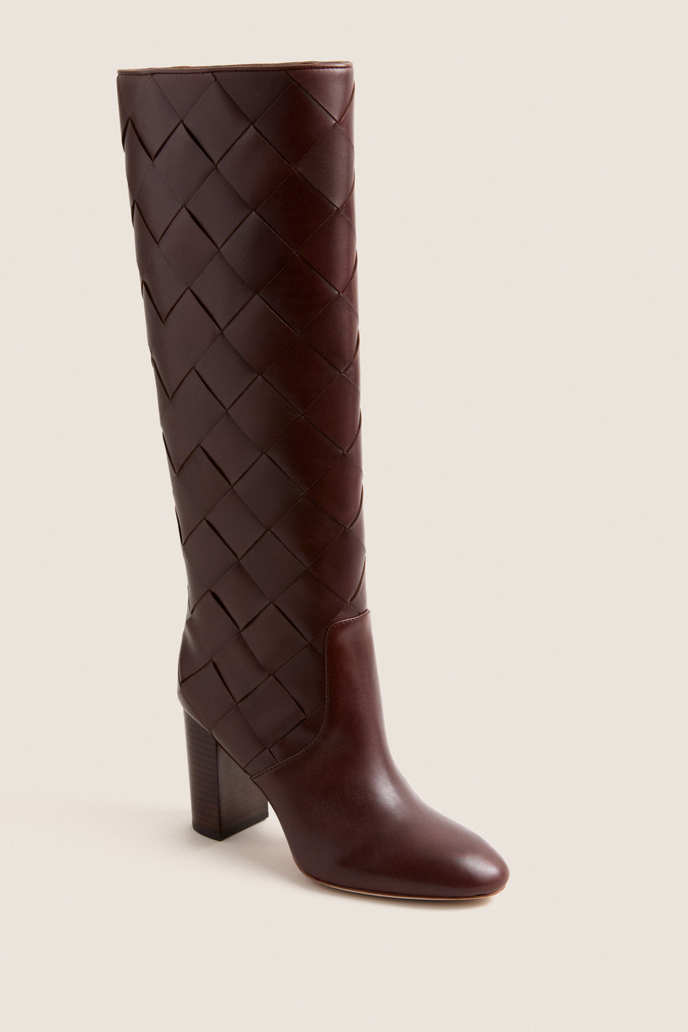 Espresso Vachetta Woven Goldy Boots