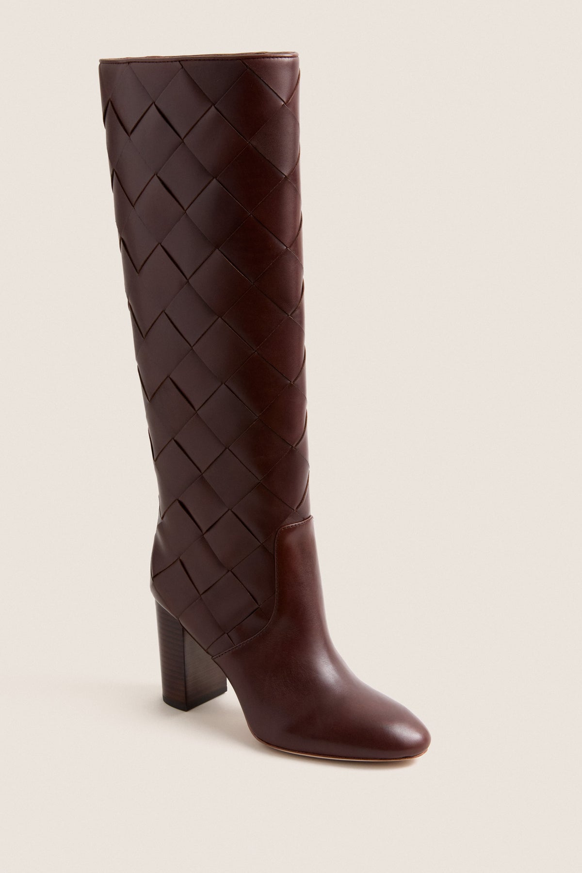 Espresso Vachetta Woven Goldy Boots