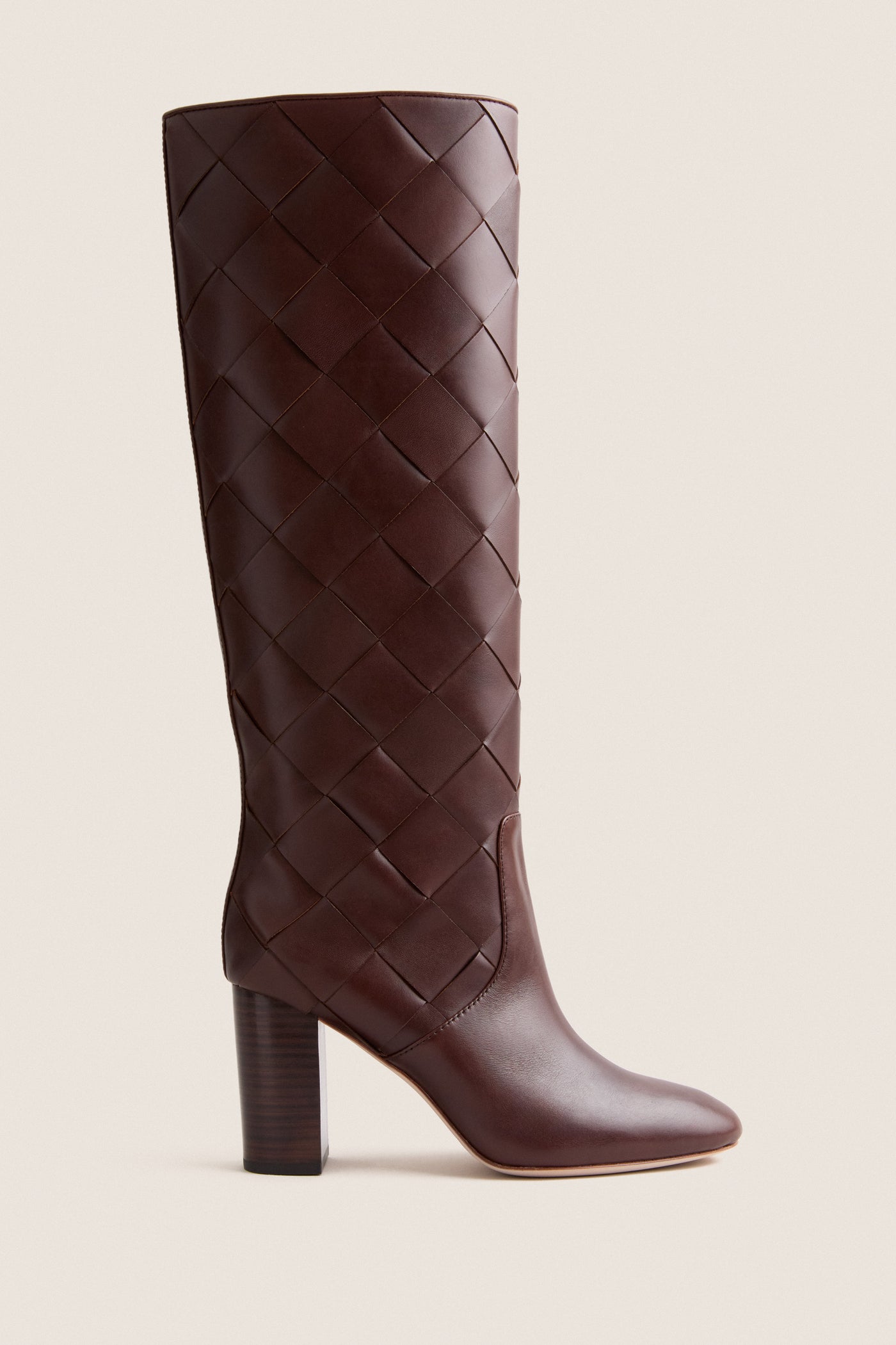 Espresso Vachetta Woven Goldy Boots