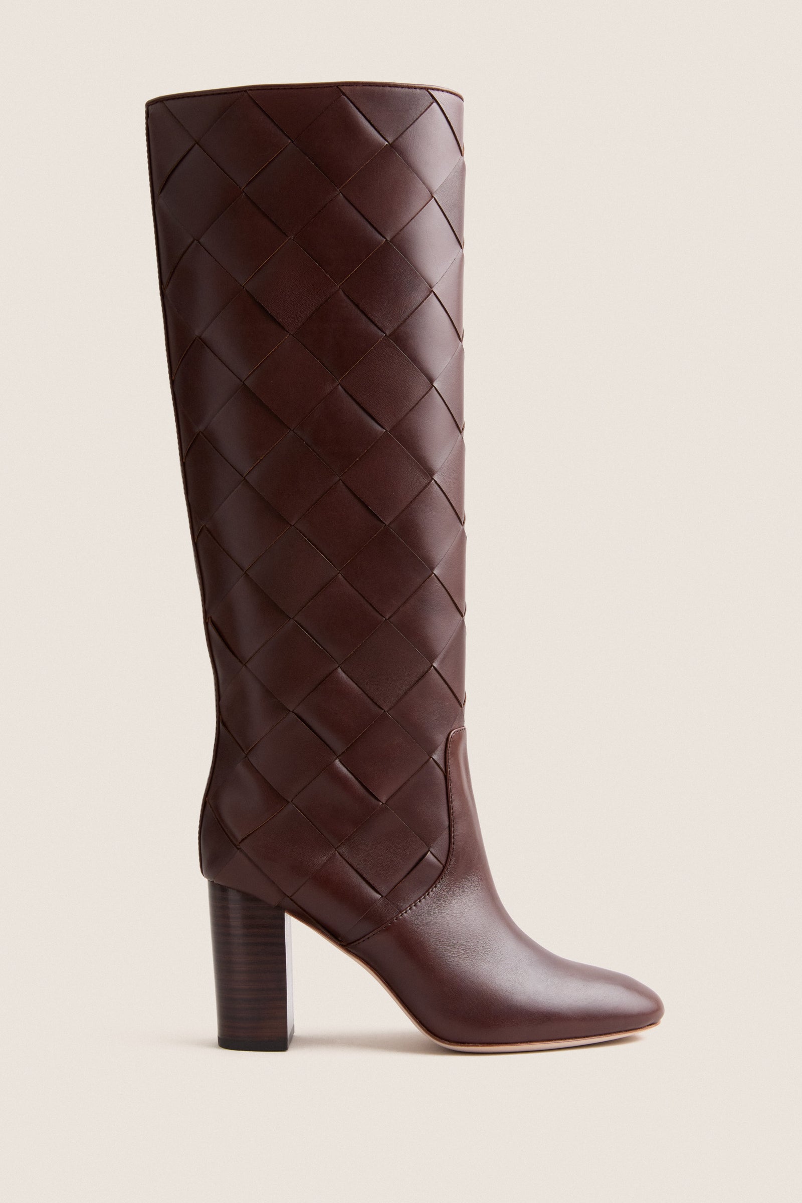 Espresso Vachetta Woven Goldy Boots