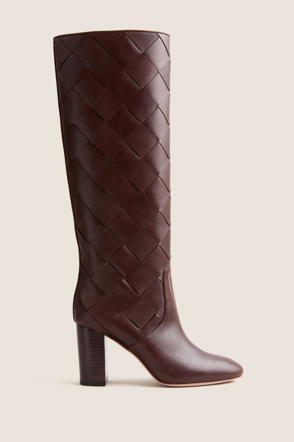 Espresso Vachetta Woven Goldy Boots