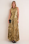 Black Brit Pleated Clutch