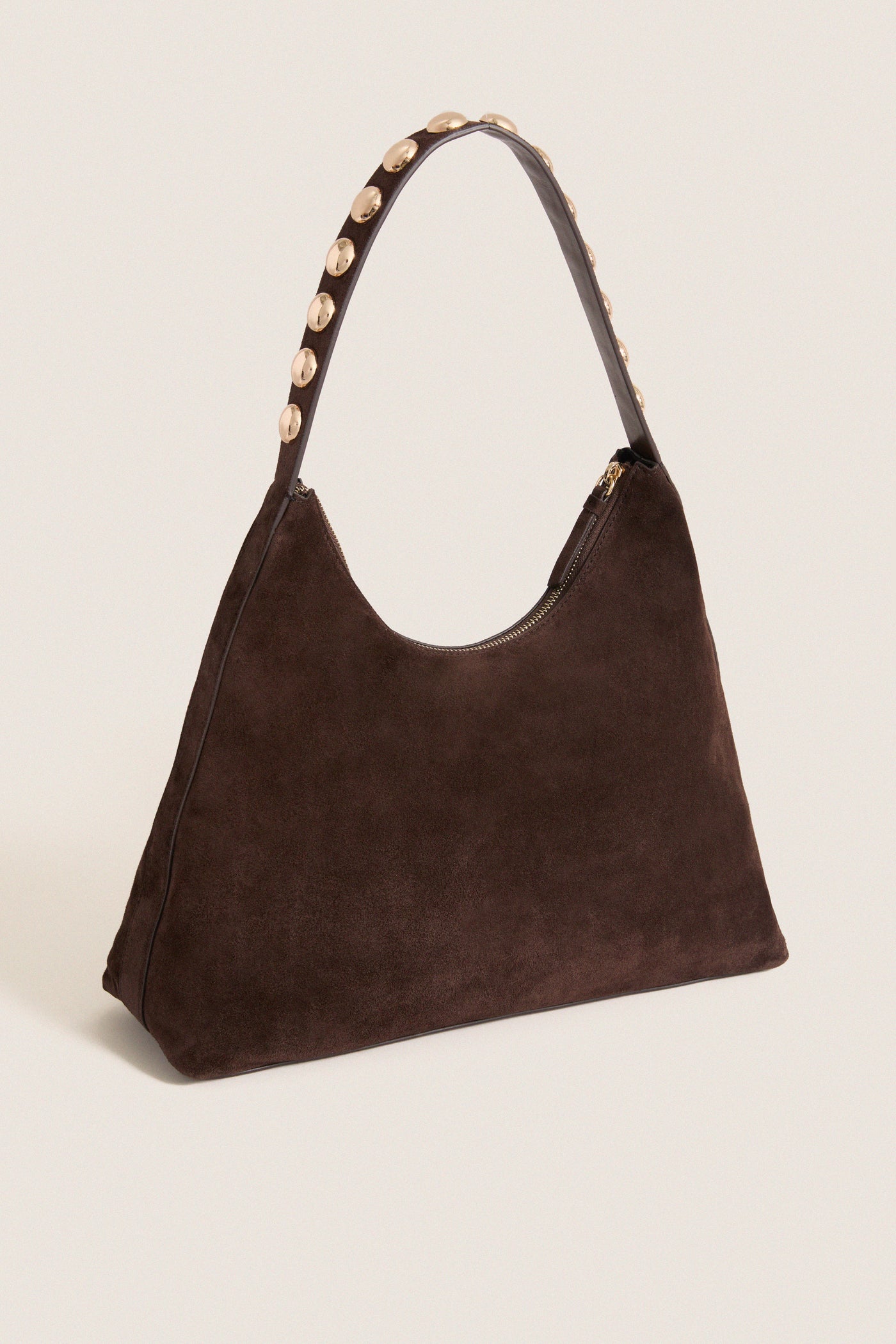 Tmoro Gold Studded Stassie Shoulder Bag