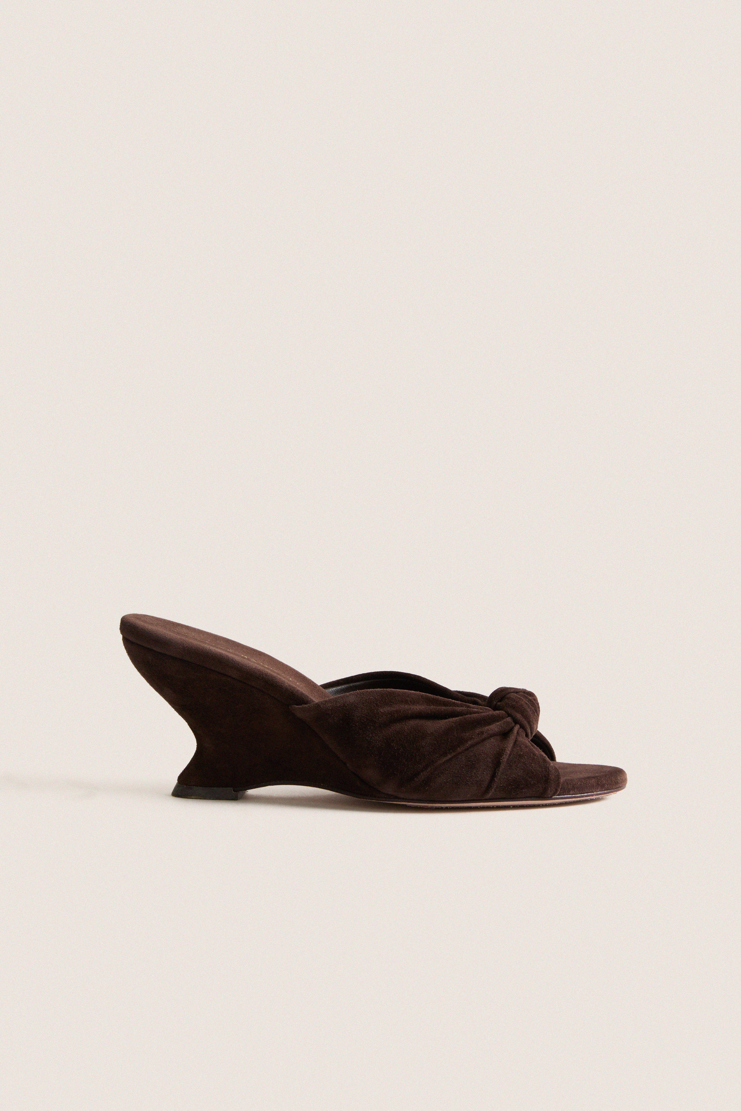 Tmoro Suede Marsy Wedge Heels