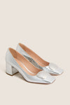 Silver Mirror with Silver Pebble Naxos Heels
