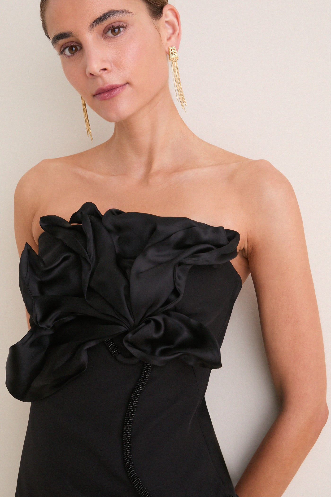 Black Memoria Viva Embellished Maxi Dress