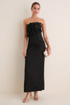 Black Memoria Viva Embellished Maxi Dress
