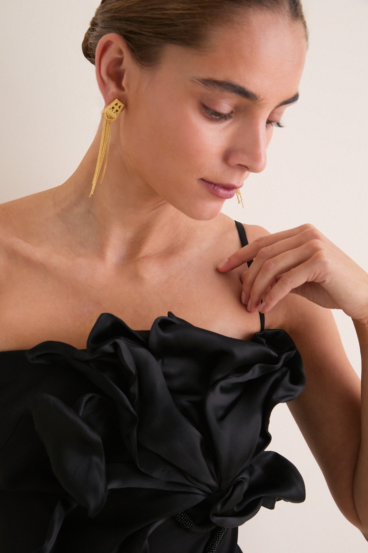 Black Memoria Viva Embellished Maxi Dress