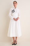Bianco Honor Shirt Long Dress