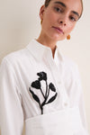 Bianco Honor Shirt Long Dress