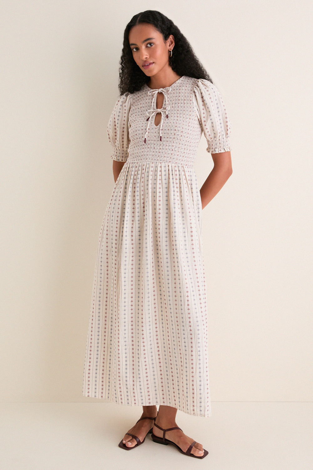 Multi Maribel Midi Dress